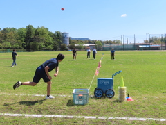 ハンドボール投げ